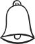 Bell icon outline